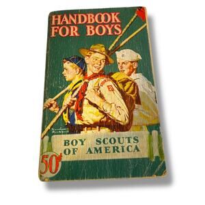 1945 Boys Scouts of America Handbook for Boys Paperback Book